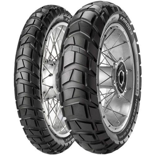 Par Pneu Tiger 800 Xr Dl 1000 V-Strom 110/80-19 + 150/70-17 Karoo3 Metzeler