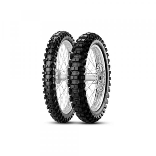 Par Pneu Trilha Cross 110/90-19 + 80/100-21 Scorpion Mx Mid Soft 32 Pirelli - Pirelli Moto