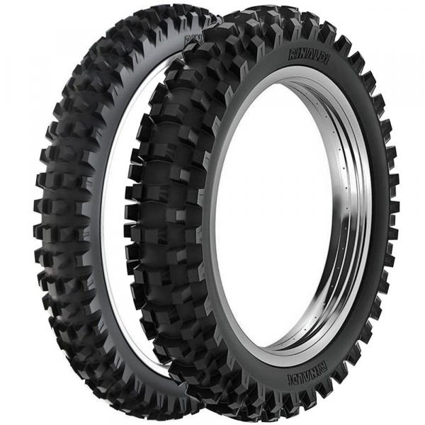 Par Pneu Ttr 230 Enduro Trilha 120/100-18 Rw33 + 90/90-21 54r He42 Rinaldi