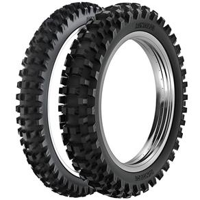 Par Pneu Ttr 230 Enduro Trilha 120/100-18 Rw33 + 90/90-21 54r He42 Rinaldi