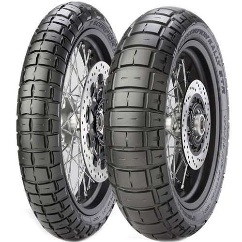 Par Pneu Xtz 660R Xtz 750 90/90-21 + 140/80R17 Scorpion Rally Str Pirelli