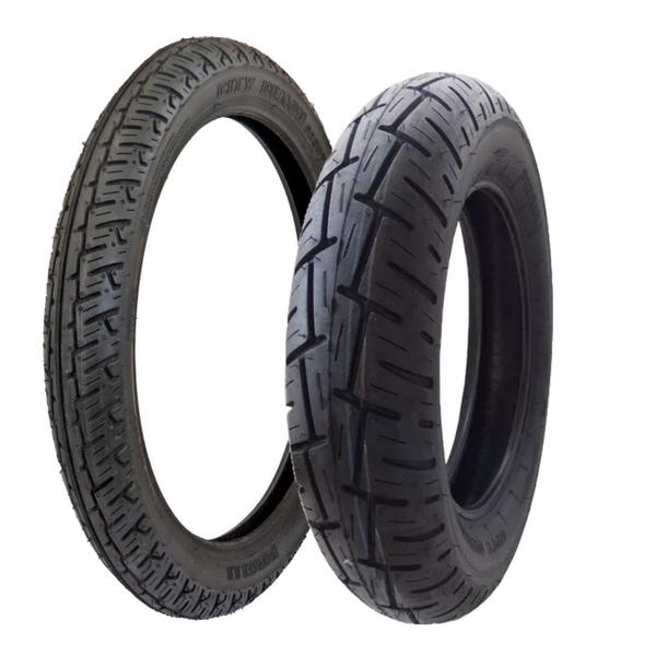 Par Pneus 2.75-18 e 120/90-16 Pirelli City Demon TL