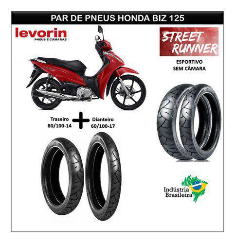 Par Pneus Honda Biz 125 Street Runner - Levorin