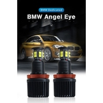 Para BMW 3/5/7 série E92 E82 E93 Angel Eyes Luzes H8 120W Olhos 6 lados do anjo Fog Lamp