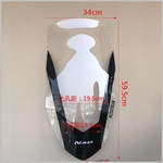 Pára-brisas de motocicleta Adequado para Yamaha Nmax155 / guerreiro 150 com 20 centímetros Eleva frontal do pára-brisa