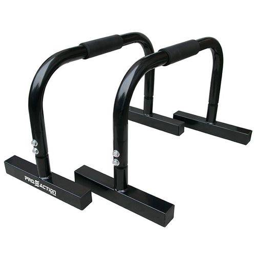 Parallettes Calistenia Proaction G199 38cm Preto