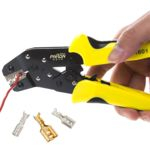 PARON Preto Amarelo liga de aço multi-função JX-1601-2546 Ratchet PV Conector Terminal de friso da braçadeira