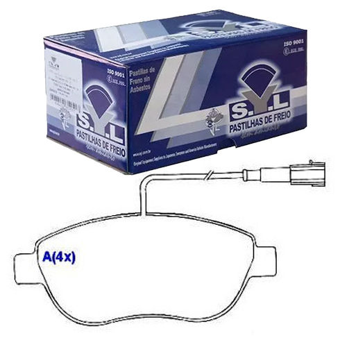 Pastilha de Freio Dianteira - Stilo 2002>2010