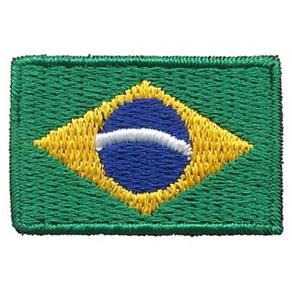 Patch Bordado Bandeira do Brasil Pequena Bd50017