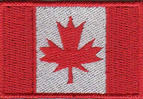 Patch Bordado - Bandeira do Canadá Pequena BD50242-452 Termocolante
