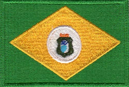 Patch Bordado - Bandeira do Ceará Pequena BD50299- Fecho de Contato