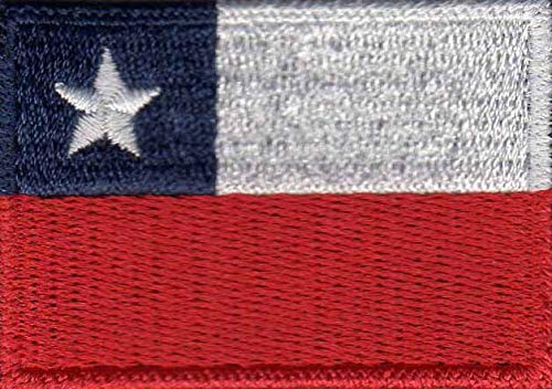 Patch Bordado - Bandeira do Chile Pequena BD50199-382 Termocolante