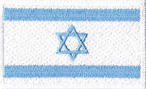 Patch Bordado - Bandeira Israel Oficial BD50026-208 Fecho de Contato
