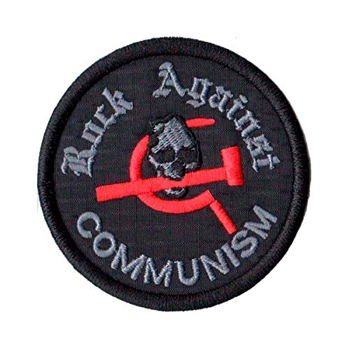 Patch Bordado - Movimento Rock Contra o Comunismo EX10179-97 Termocolante