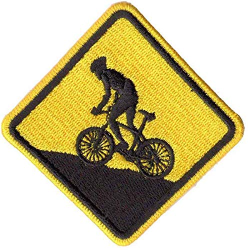 Patch Bordado - Placa Ciclista - Mountain Bike AD30074-23 Fecho de Contato