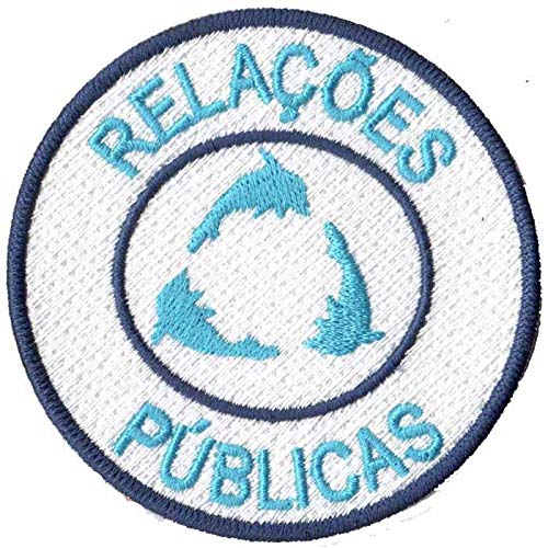 Patch Bordado - Simbolo Curso Relações Públicas AP00040-56 Fecho de Contato