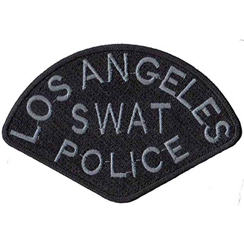 Patch Bordado - Tarja Swat Policia Los Angeles PL60050-294 Fecho de Contato