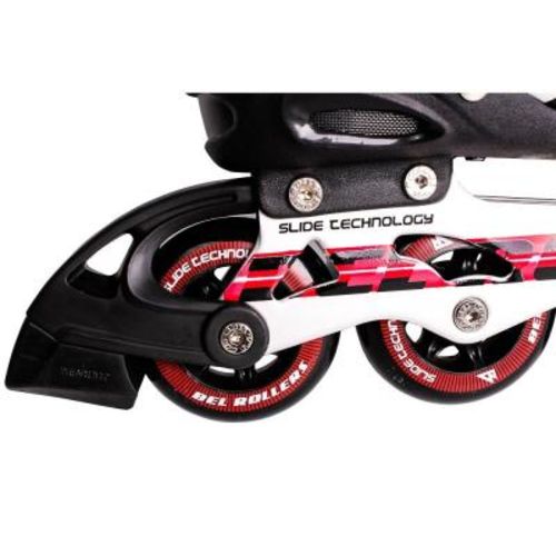 Patins Rollers B Future Inline Vermelho 43 - Bel Sports