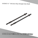 2Pcs AX30421 Rear Straight Axle Shaft 6 * 104.5mm for 1:10 AXIAL SCX10 RC Car
