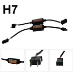 2pcs LED farol do carro H7 Canbus Erro gratuito Plug & Play aviso Computador Canceller & Anti Flicker