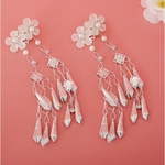 2 Pçs Retro Flor Grampo De Cabelo Chinês Antigo Traje Cosplay Acessórios Para O Cabelo