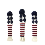 3pcs / Set 1 # / 3 # / 5 # Pom Knit Headcover Long Neck Headcover driver