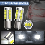 2pcs / set Car Light 1156-33smd-5730 Lente Luz de freio turno sinal Indoor Light Reading