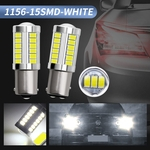 2pcs / Set Car Light 1156-33smd-5730 Lente Luz De Freio Turno Sinal Indoor Light Reading