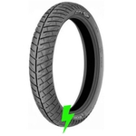 Pneu 100/80-18 Michelin Sem Camara City Pro