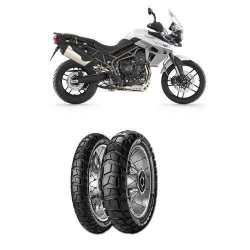 Pneu 150/70-17 + 90/90-21 Karoo3 Metzeler Tiger 800 F 800 Gs F 800 Gs Adventure