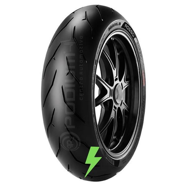 Pneu 180/55ZR17 73W Rosso Corsa - Pirelli