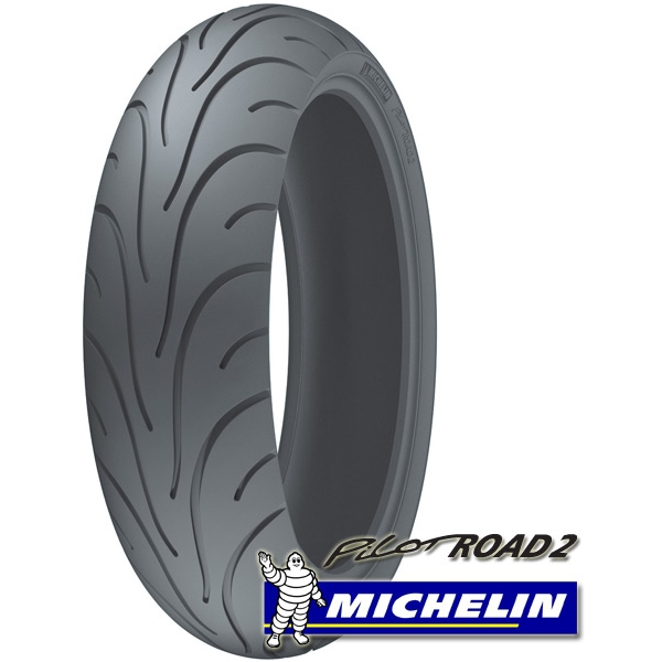 Pneu 180/55-17 (73w) Michelin Pilot Road 2 Traseiro