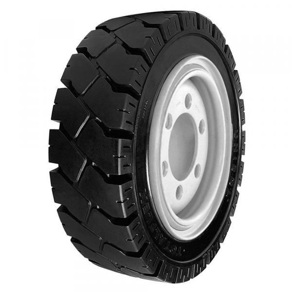 Pneu 16x6-8 Unisol Maciço Preto (Roda 4.33 Polegadas) - Empilhadeira