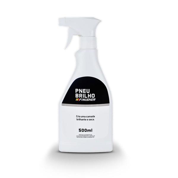 Pneu Brilho Pretinho Automotivo Finisher Spray de 500ml