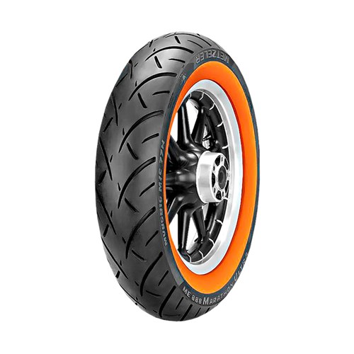 Pneu de Moto Metzeler Aro 16 Me888 Orangewall 150/80-16 77H Ow - Traseiro Tl