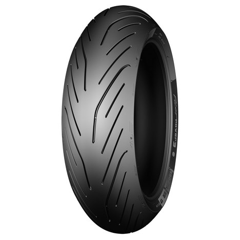 Pneu de Moto Michelin Aro 17 Pilot Power 3 Tl 160/60R17 69W - Traseiro