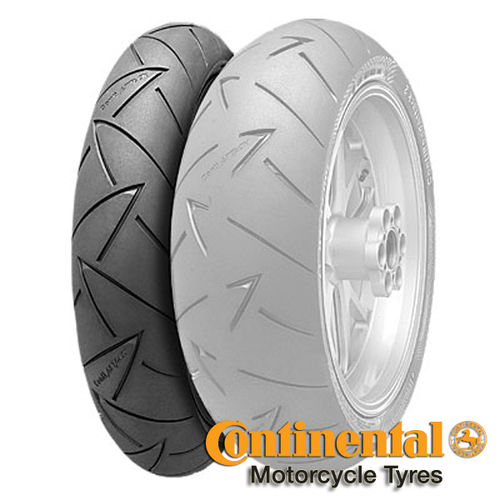 Pneu Dianteiro Continental 120-70-17 Road Attack 2 58w T/l - Honda Cbr600f / Cbr600rr / Yamaha Fazer600 / Xj6