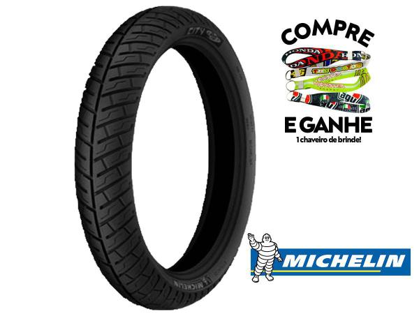 Pneu Traseiro Dafra Zig 50/ Super 50 80-90-17 City Pro Michelin 50s Tt(uso C/ Câmara)
