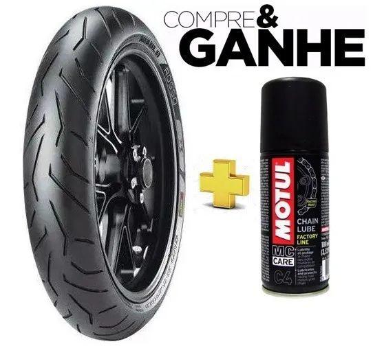 Pneu Dianteiro Pirelli 110/70-17 Diablo Rosso 2 + C4 Brinde