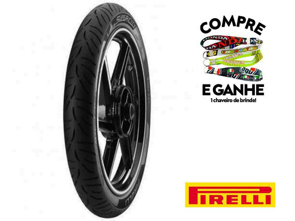 Pneu Dianteiro Honda Cg/ Titan/ Fan 125/ 150/ 160 275-18 Super City Pirelli 42p Tt(uso com Câmara)