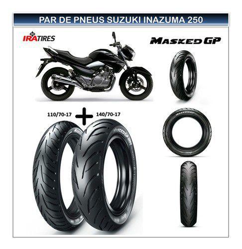 Pneu Dianteiro Suzuki Inazuma 250 +pneu Traseiro Inazuma 250 - Ira