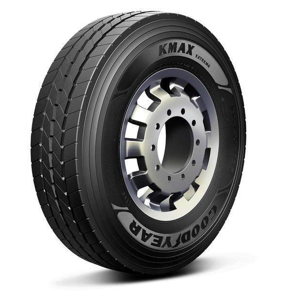 Pneu Goodyear Aro 22.5 295/80R22.5 152/148K KMax Exteme para Caminhão e Ônibus