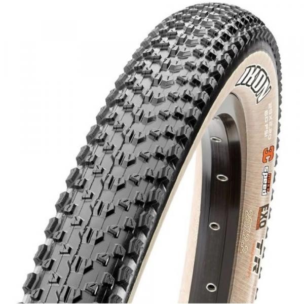 Pneu Maxxis Ikon 29x2.20 3c Maxx Speed Exo Tr Skinwall Faixa Bege Mtb