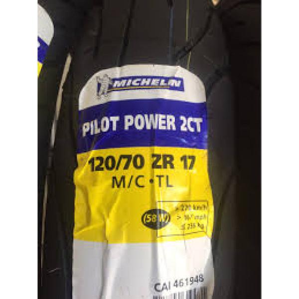 Pneu Michelin 120/70-17 Pilot Power 2ct Dianteiro