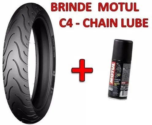 Pneu Michelin Dianteiro 110/70-17 Pilot Street + C4 Brinde