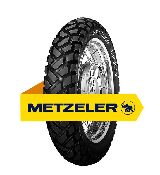 Pneu Moto 120/80-18m/c 62s Enduro 3 Sahara Tra. Metzeler