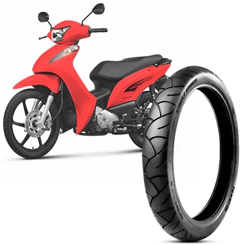 Pneu Moto Biz 100 Levorin Aro 17 60/100-17 33L Dianteiro Street Runner