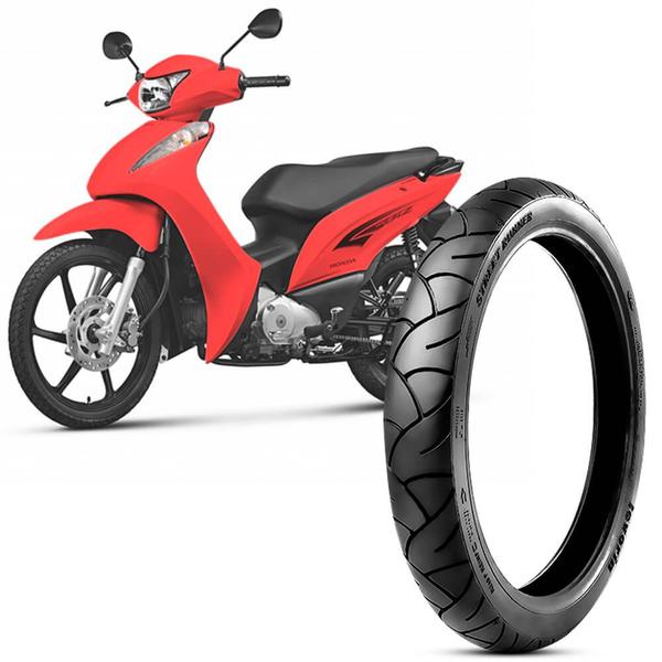 Pneu Moto Biz 100 Levorin Aro 17 60/100-17 33l Dianteiro Street Runner