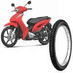 Pneu Moto Biz 100 Rinaldi Aro 17 2.50-17 43L Dianteiro Wh21