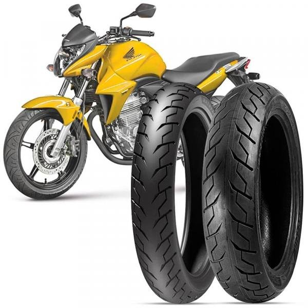 2 Pneu Moto CB 300 R Levorin Aro 17 110/70-17 54h M/C 140/70-17 66h M/C Matrix Sport